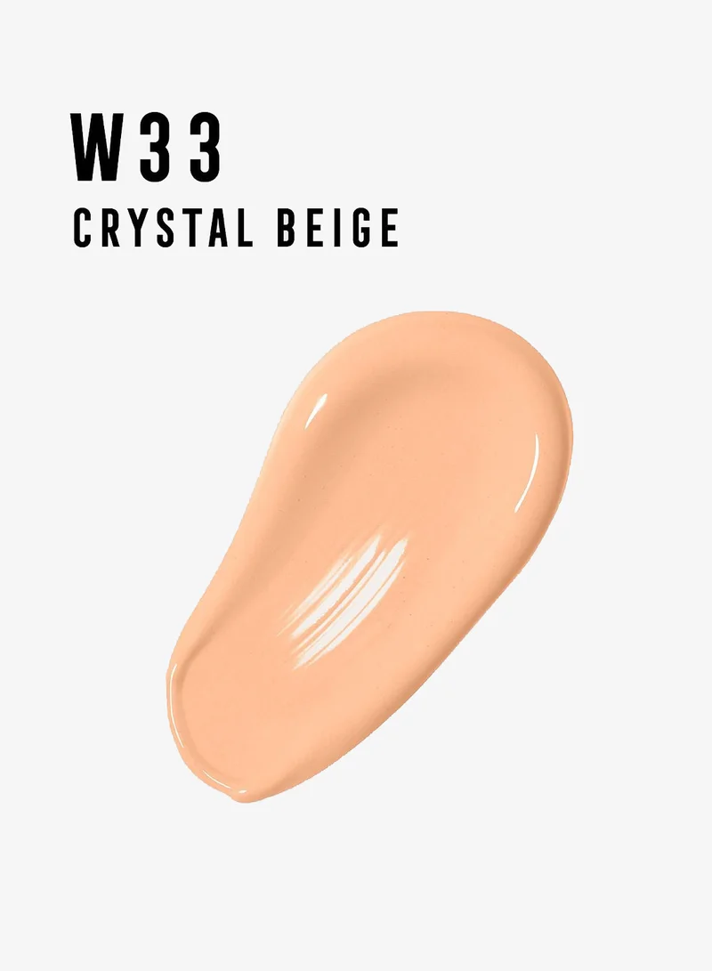 Max Factor Max Factor Facefinity All Day Flawless Foundation - W33 Crystal Beige, 30ml